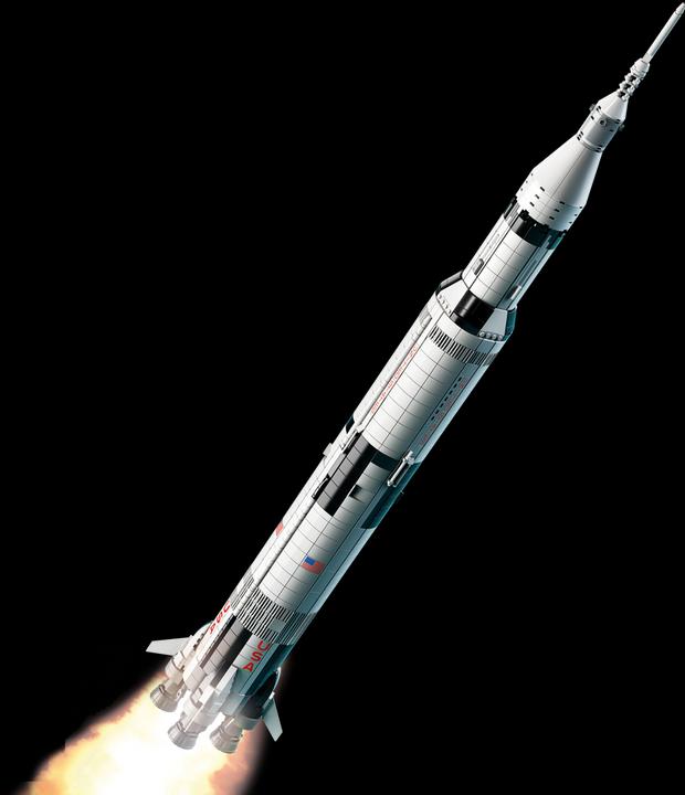 Produktbild LEGO NASA Apollo Saturn V (92176, LEGO Ideas, LEGO Seltene Sets)