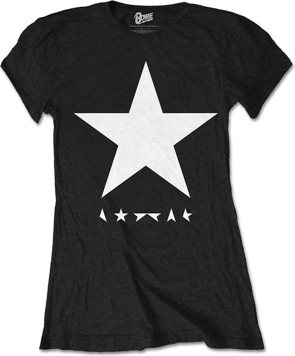 Immagine prodotto Rock Off David Bowie T-Shirt: Blackstar White Star on Black (S)