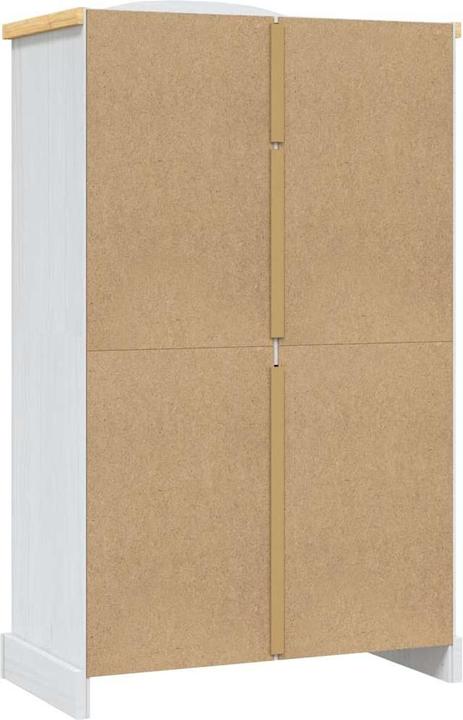 Brown top panel, White