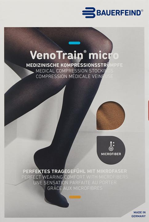 Produktbild Veno Train MICRO A-G KKL2 M plus/short offene Fussspitze caramel Haftband Spitze normal