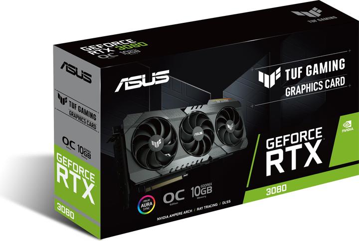 Actual product image ASUS GeForce TUF RTX 3080 O10G Gaming (10 GB)