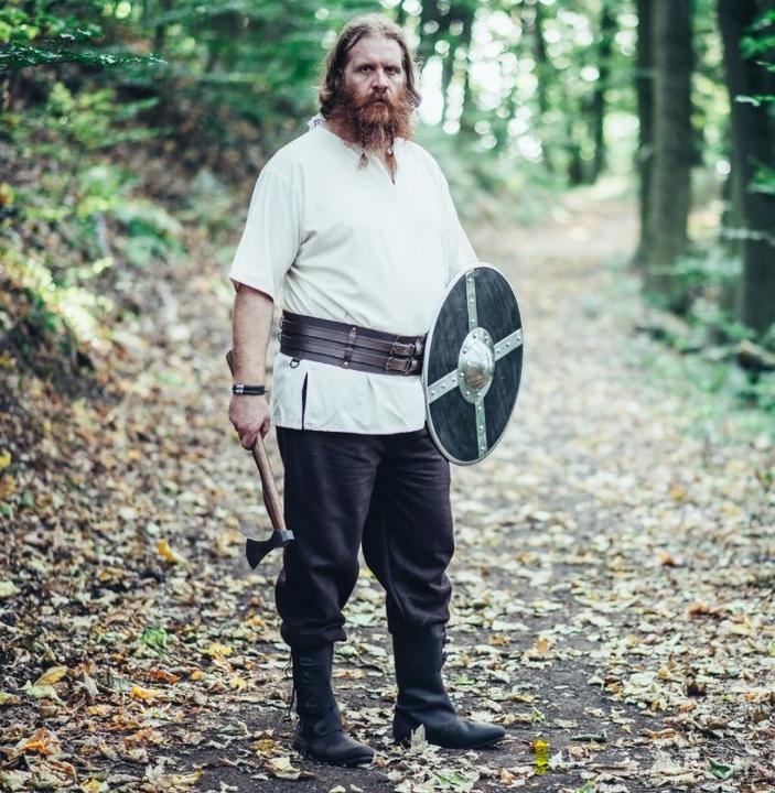 Actual product image Carbone Medieval/Viking belt, leather (100)