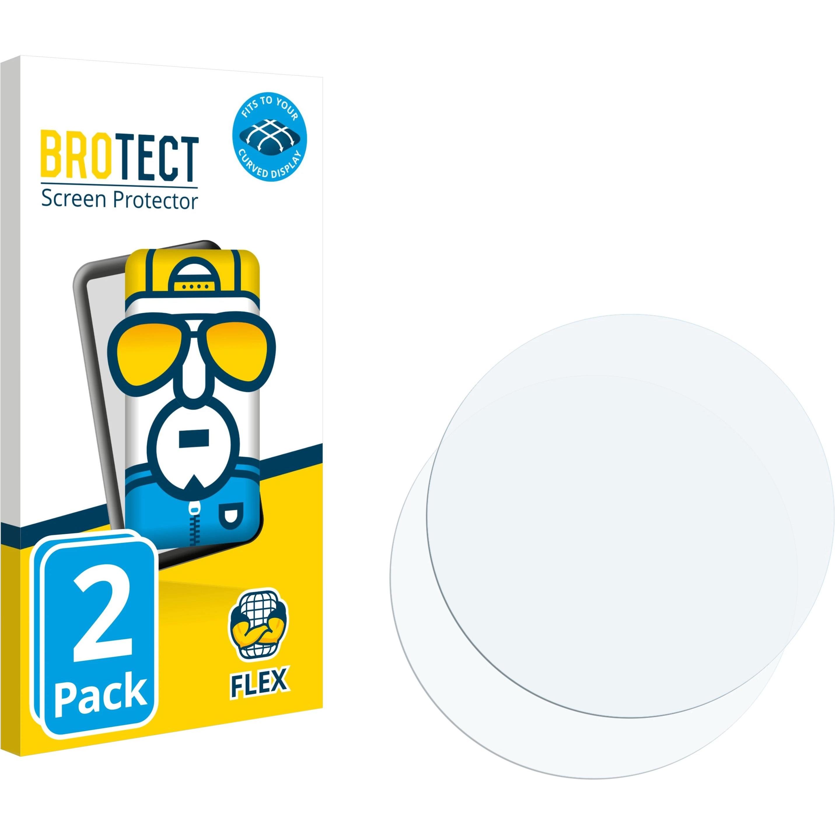 BROTECT Fullscreen Schutzfolie Displayschutz Folie Klar Transparent (2 Stück, Universal), Smartphone Schutzfolie, Transp...