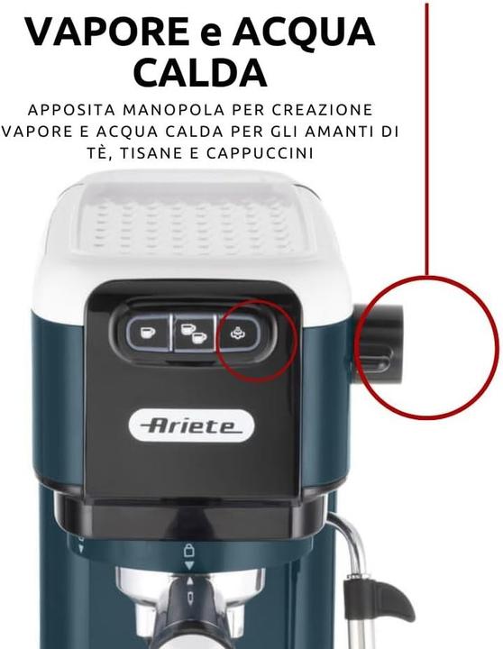 Actual product image Ariete White portafilter machine