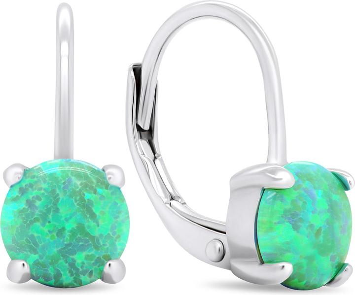 Immagine prodotto Brilio Argento - Incantevoli orecchini in argento con opali sintetici EA370WG