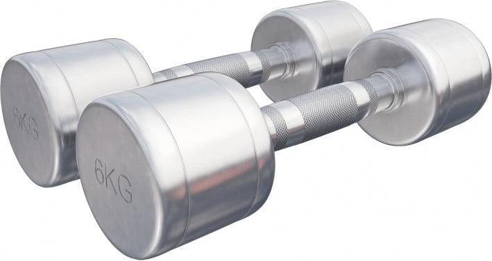 Image du produit Gorilla Sports Haltères en chrome (2 x 6 kg)