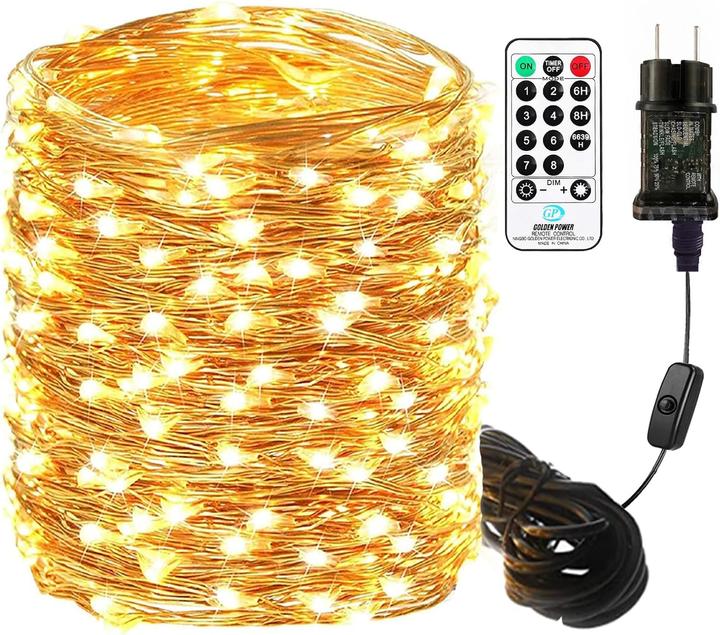Actual product image Bowfar LED light chain (20 m)