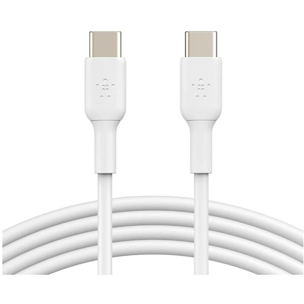 Thumbnail - Belkin USB-C to USB-C PVC White 1m Twin Pack (1 m, USB 2.0), USB Kabel