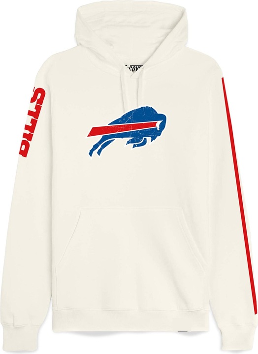 Produktbild Recovered Re:covered Fleece Hoody - NFL Buffalo Bills ecru weiss - M (M)
