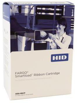 Actual product image HID FARGO YMCKO Cartridge w/Cleaning Roller: Full-colour ribbon