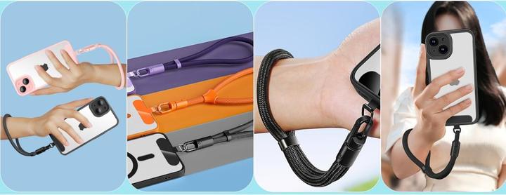 Produktbild Screenguard Kurze Universal Handykette für Smartphone Hüllen Wristband