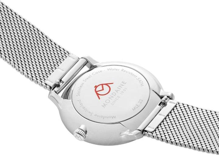Produktbild Mondaine MLE.33110.SM Damenuhr Doppio 33mm (Analoguhr, Swiss Made, 33 mm)