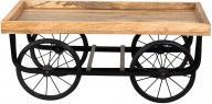 Produktbild IKO Holzwagen gross h=21,5cm, 50,5x30cm