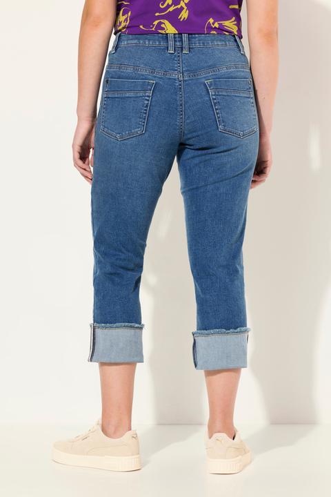 Immagine prodotto Laurasøn Jeans dal taglio dritto a cinque tasche con orlo risvoltato (56)