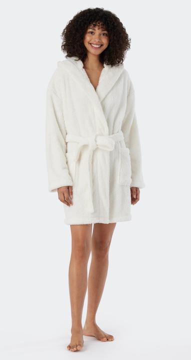 Actual product image Schiesser Teddy Fleece Morgenmantel / Bademantel (M)