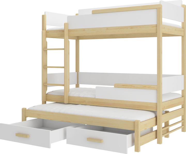 Immagine prodotto ADRK Furniture Letto a castello triplo QUEEN 200x90 (90 x 200 cm)