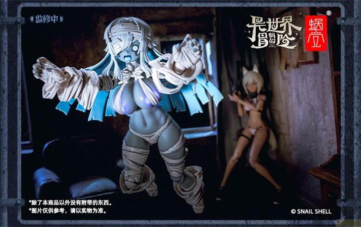 Actual product image Snail Shell Original Character Action Figure Kit 1/12 RPG-03 Zombie Girl Grisa 15 cm