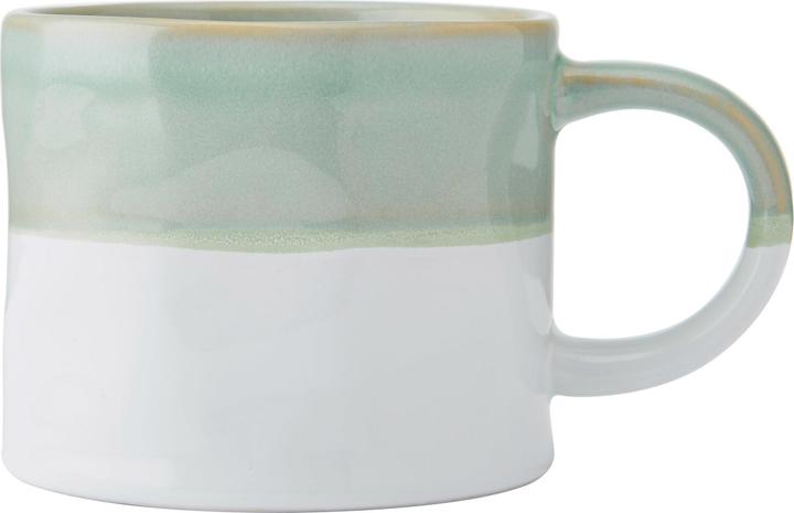 green and white ombre