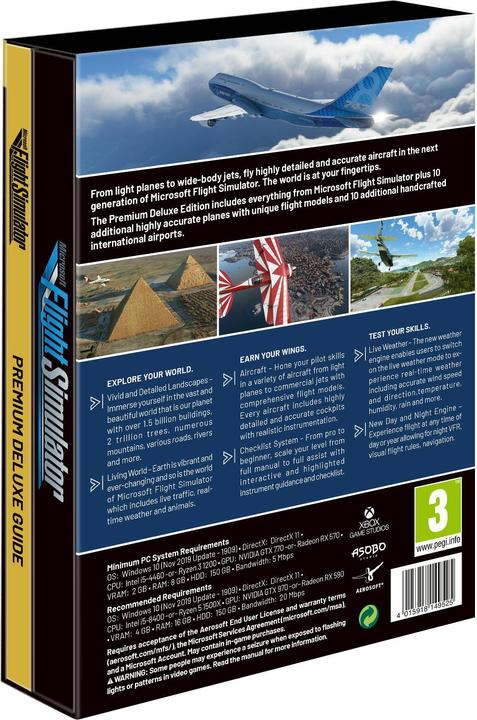Produktbild Microsoft Flight Simulator 2020 Premium Deluxe (PC, FR)