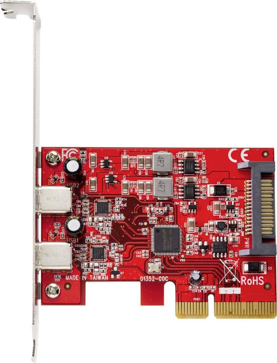 Image du produit Renkforce Carte contrôleur USB 3.2 Gen 2 Port PCIe