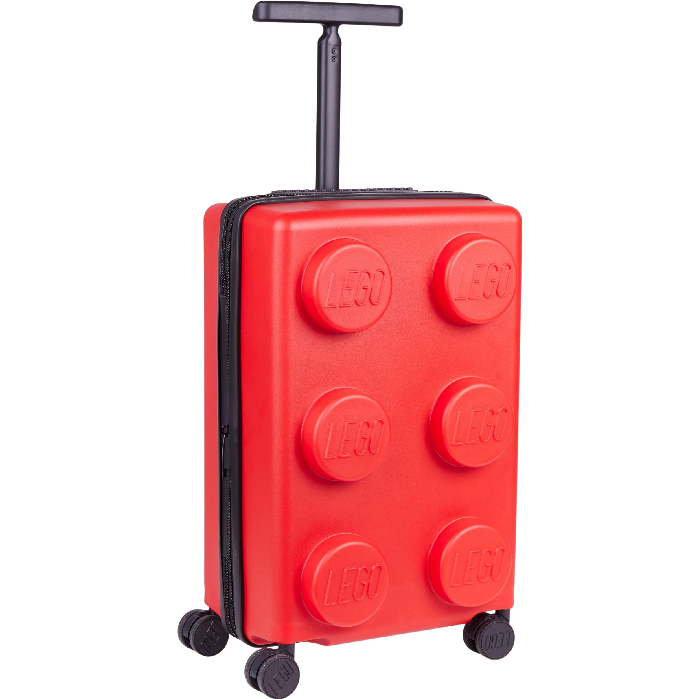 Thumbnail - LEGO, Koffer, Brick 2x3 Trolley Expandable - Bright Red (20290-0021), Rot, (31 l, Handgepäck (bis 50l))