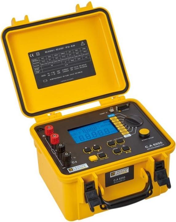 Immagine prodotto Chauvin Arnoux CA6255 Ohmmetro calibrato secondo (CAT III)