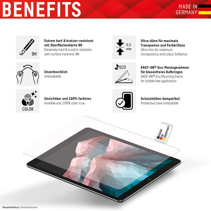 Produktbild Displex Tablet Glass, Tablet Schutzglas (1 Stück, iPad Air 2022 (5. Gen), iPad Air 2020 (4. Gen), iPad Pro 11 2018 (1. Gen), iPad Pro 11 2020 (2. Gen), iPad Pro 11 2021 (3. Gen))