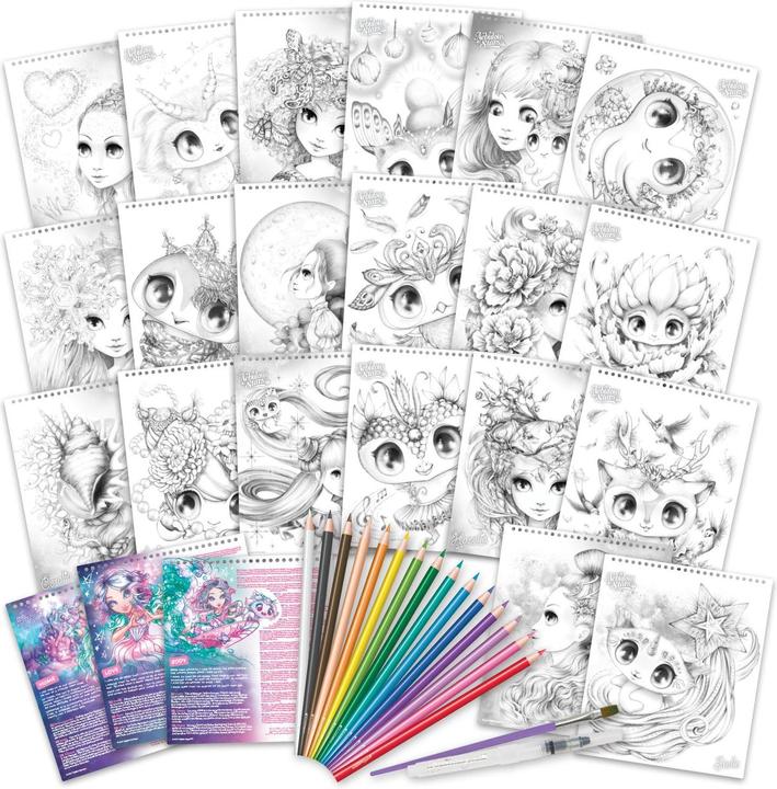 Produktbild Nebulous Stars Nebelsterne Aquarellbuch-Set