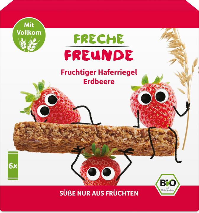 Freche Freunde Barretta di avena e fragole (200 g)
