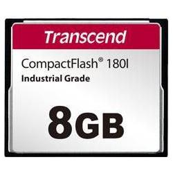 Transcend 8GB CF Card SLC mode WD-15 Wide Temp (P) (8 GB, CF), Speicherkarte, Schwarz