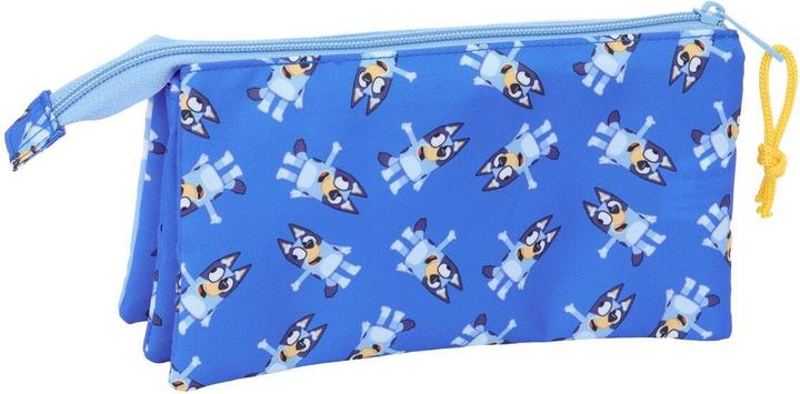 Produktbild Bluey Dreifaches Mehrzweck-Etui Let's play Blau 22 x 12 x 3 cm