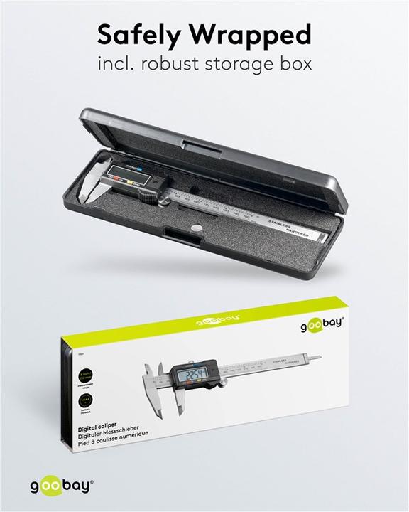 Actual product image Goobay Caliper gauge (15 cm)