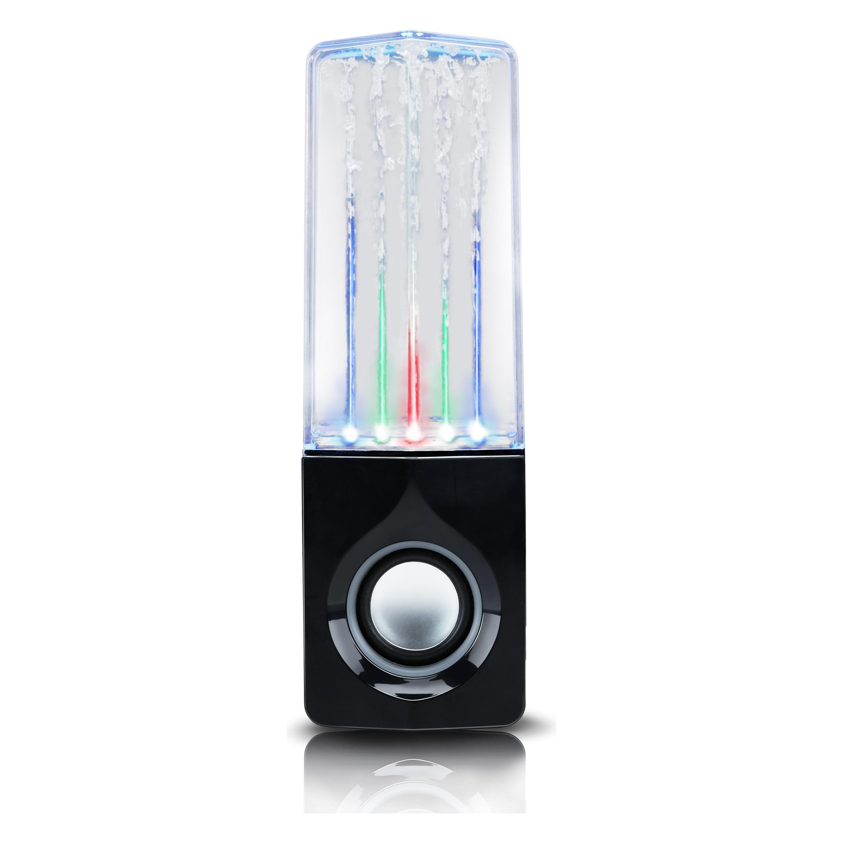 Edco Dancing Water Lautsprecher (4 h, Akkubetrieb), Bluetooth Lautsprecher, Mehrfarbig