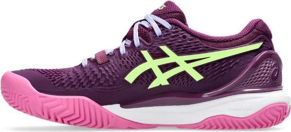 Actual product image ASICS Performance Gel-Resolution 9 Padel Lady Deep Mauve/Lime Green (37)