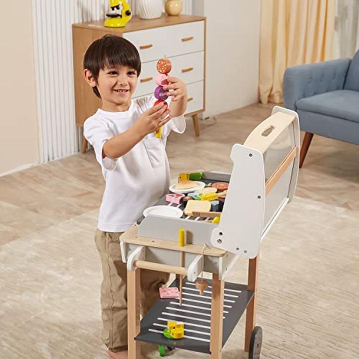 Immagine prodotto Viga Toys Set di barbecue giocattolo in legno