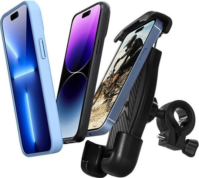 Actual product image Crong Bikeclip Enduro universal mobile phone holder 4