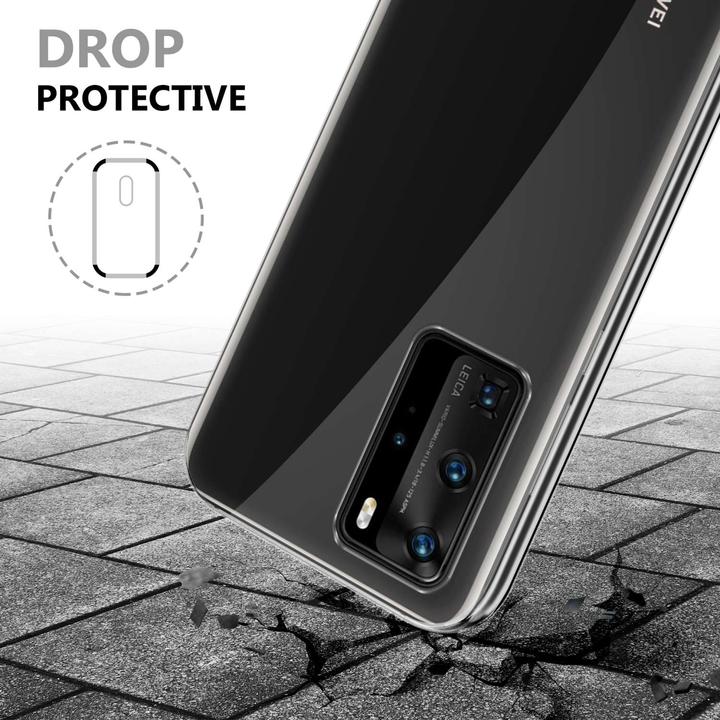 Immagine prodotto Cadorabo Custodia per Huawei P40 PRO / P40 PRO+ TPU 360 Grad Case (Huawei P40 Pro+)