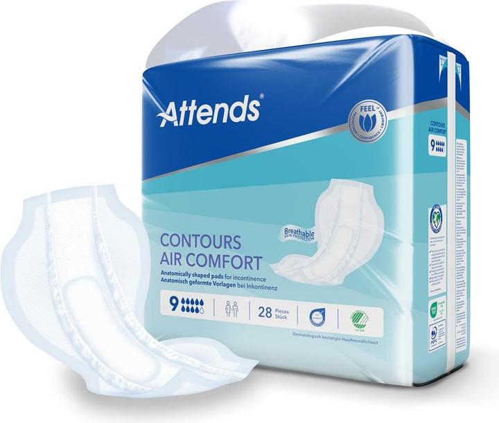 Actual product image Attends 9 Air Comf insert (28 x)