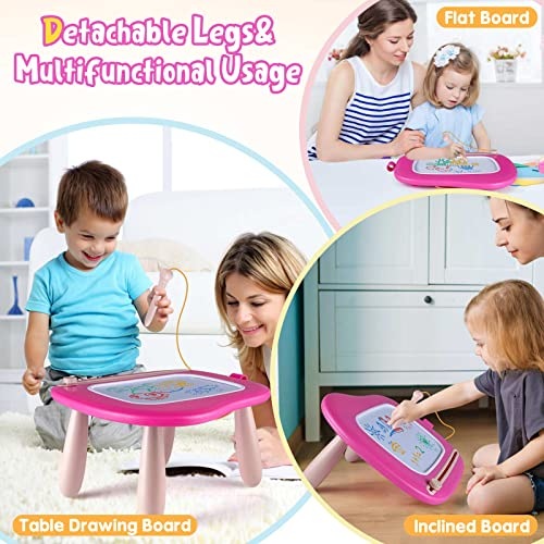 Produktbild Activity Board Kinderspielzeug ab 1 Jahr, Magnetische Maltafel Zaubertafel Bunt Zeichentafel Magnettafel mit 4