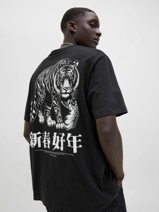 Actual product image Jack & Jones Jorsnake Tee Ss Crew Neck Tg Ln (XL)