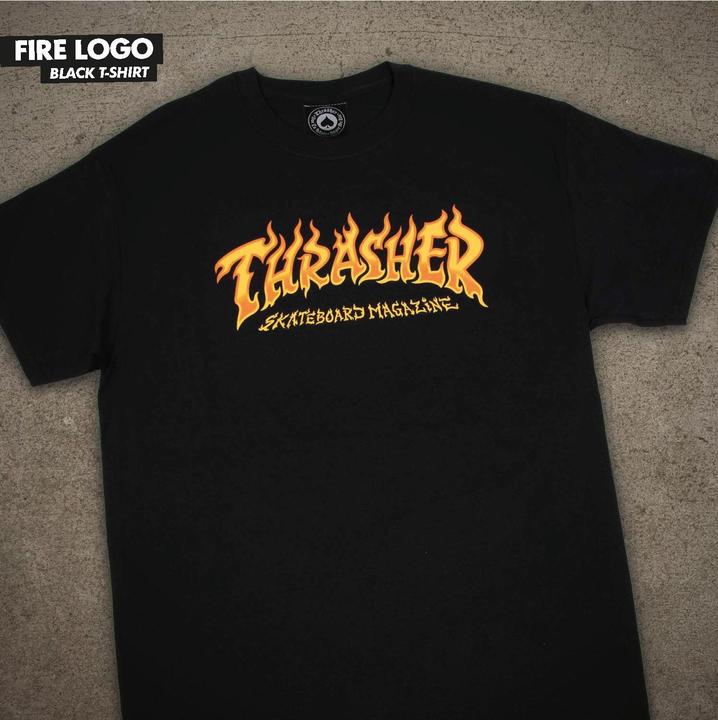 Actual product image Thrasher Fire Logo T-Shirt (L)