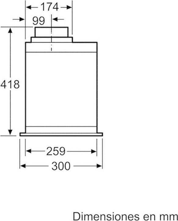 Produktbild Balay 3BF859XP (Unterbauhaube)