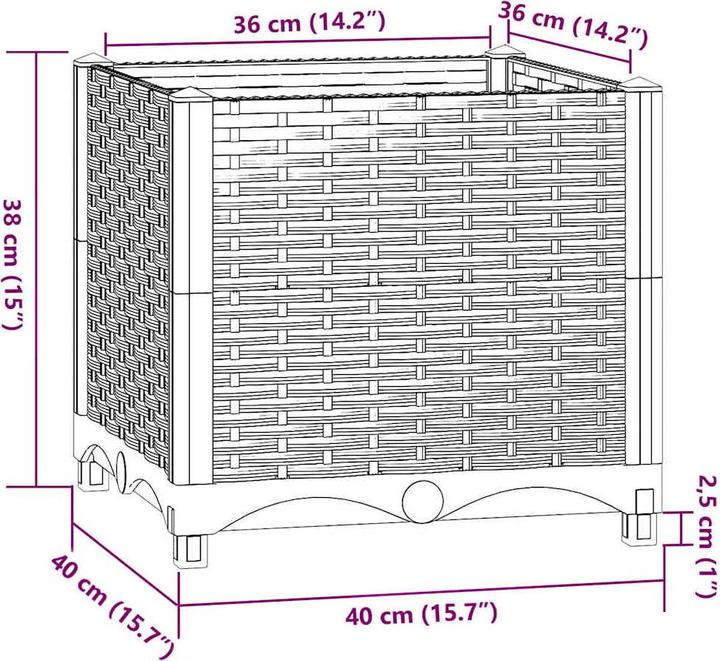 Immagine prodotto vidaXL Hochbeet