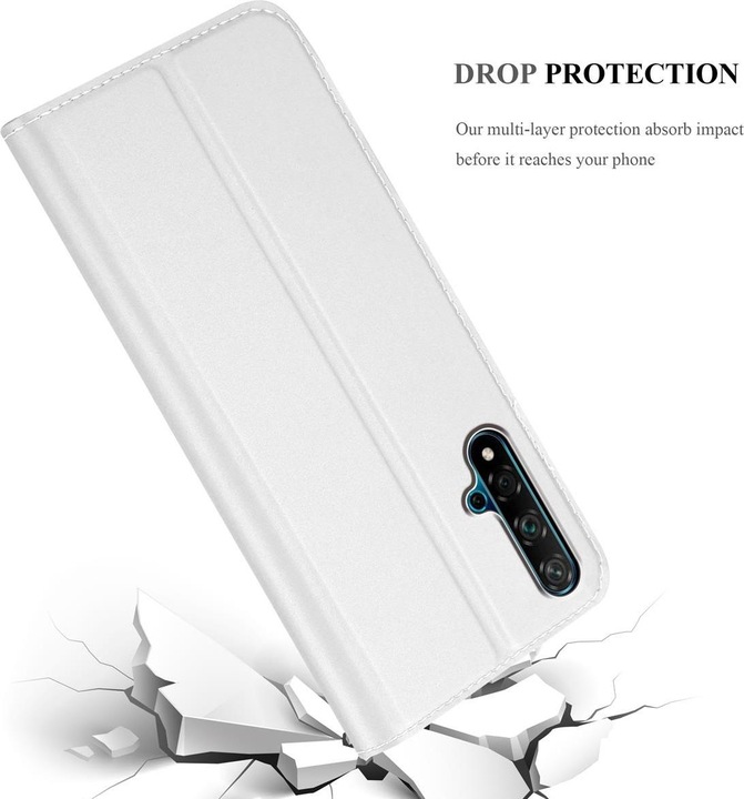 Productafbeelding Cadorabo Boek Classy Style Cover (TCL 20S, Huawei Nova 5T, LG K20)