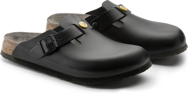 Actual product image Birkenstock Boston ESD Natural leather Normal (46)
