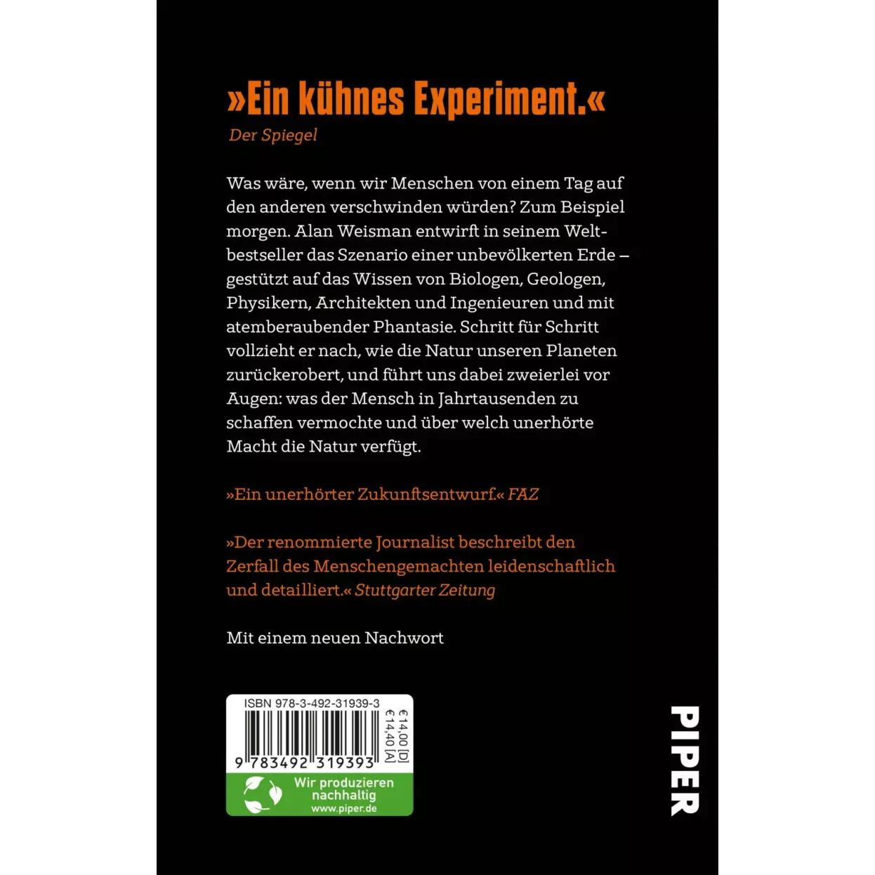 Thumbnail - Die Welt ohne uns, Fachbücher von Alan Weisman