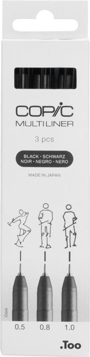 Image du produit Copic Multiliner (Noir, 3 x)