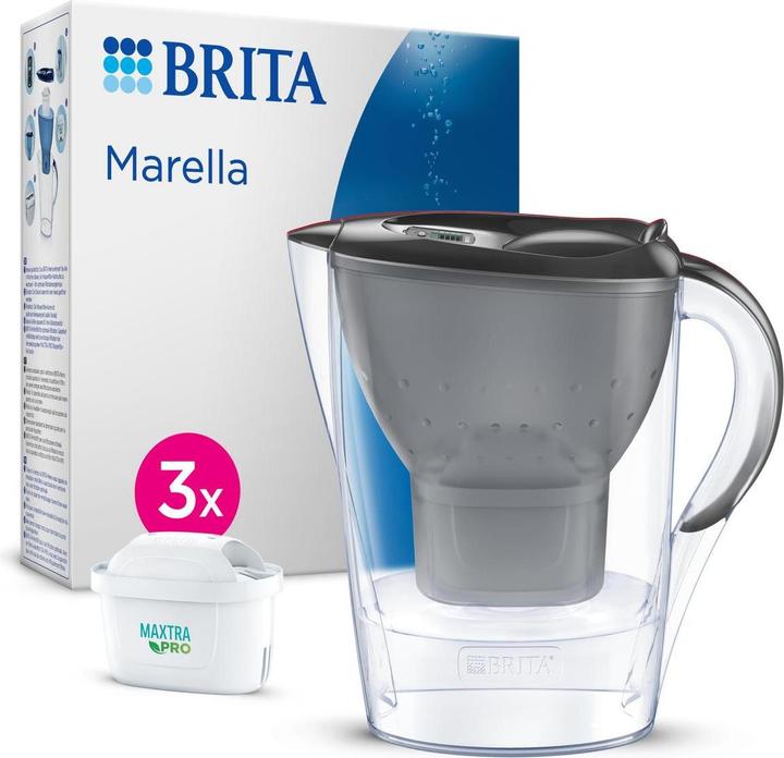 Produktbild Brita Marella Grafit + 3 MAXTRA PRO Pure Performance (2.40 l)
