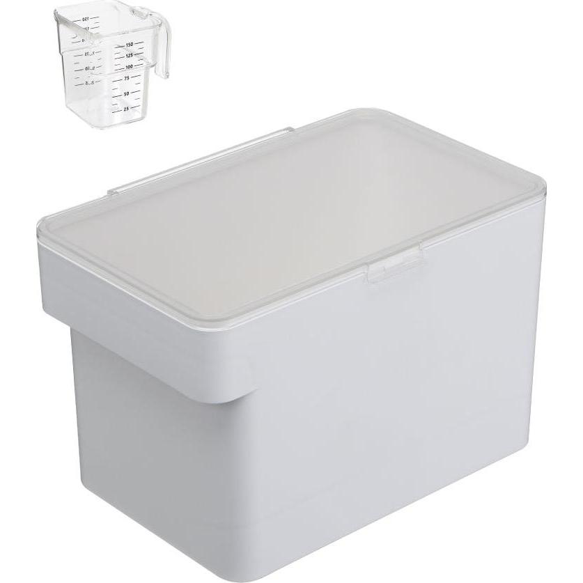 Meilleurs prix pour Yamazaki - Boite à croquettes en plastique avec verre doseur Pet blanc