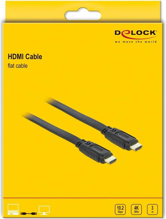 Produktbild Delock HDMI (Typ A) – HDMI (Typ A) (3 m, HDMI)